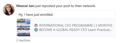 LinkedIn Feedback 4